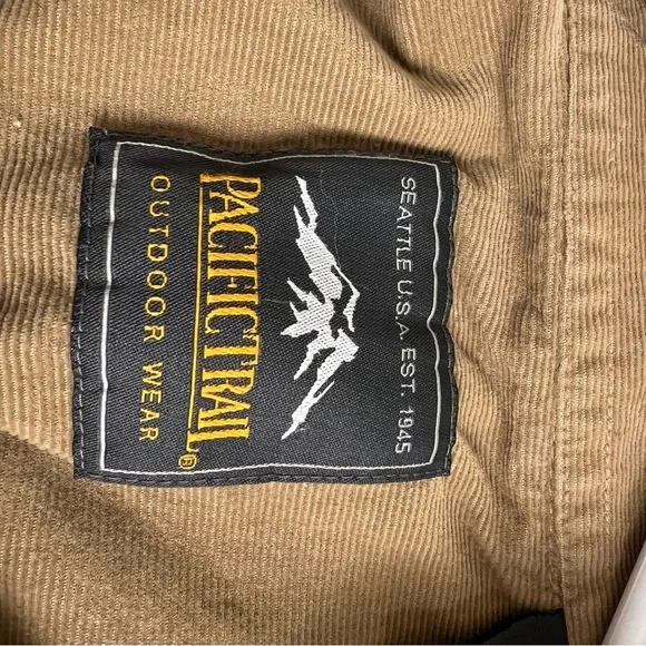 Pacific Trail Tan Corduroy ShirtMens size Medium - Picture 4 of 9